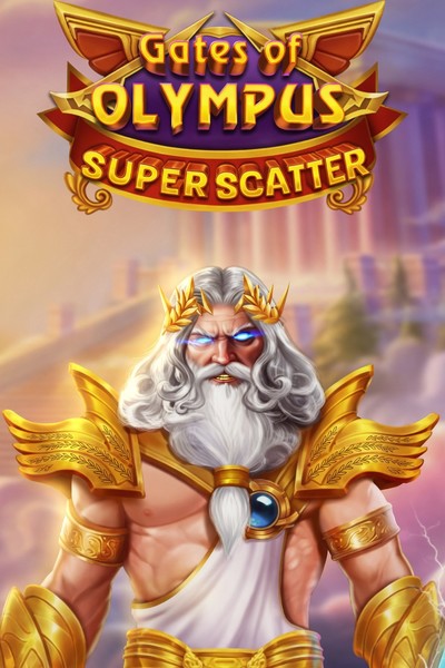 Gates of Olympus Super Scatter -slotin kansikuva Betwest Casinon lobbyssa