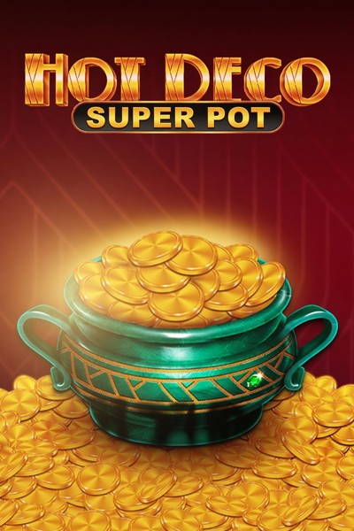 Hot Deco Super Pot -kolikkopelin kansikuva Casinova Casinon lobbyssa